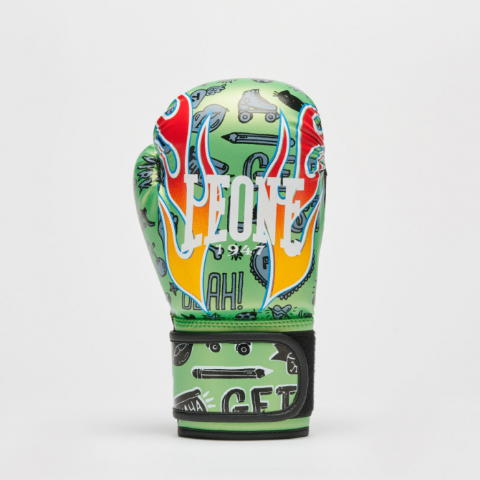 Manusi de Box Leone Flames Verde [3]
