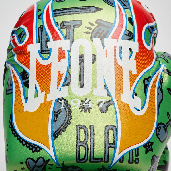 Manusi de Box Leone Flames Verde [7]
