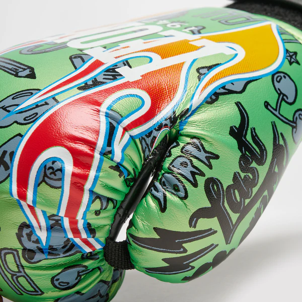 Manusi de Box Leone Flames Verde [6]