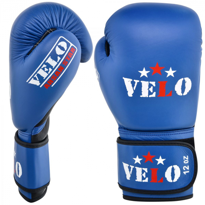Manusi de box  omologate AIBA Albastre Velo Boxing [1]