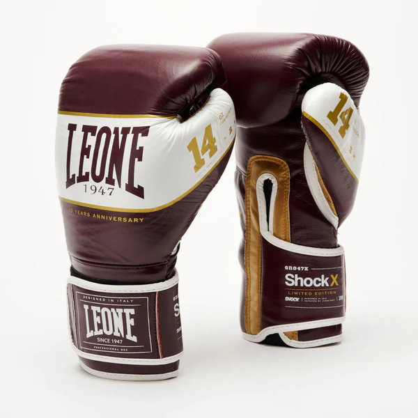 Manusi de Box Shock Leone Bordeaux [1]