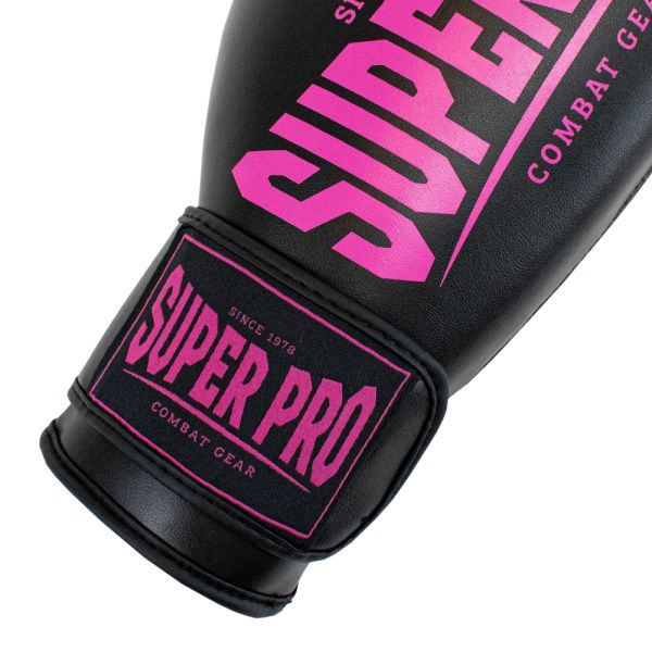 Manusi de Box Super Pro Combat Gear Champ Roz/Negru [4]