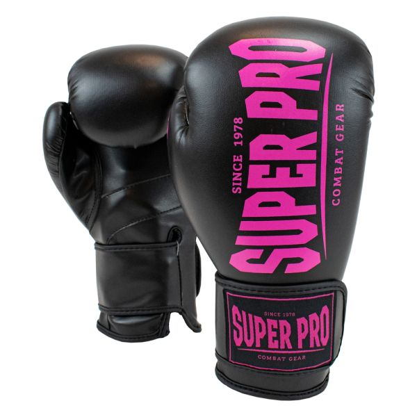 Manusi de Box Super Pro Combat Gear Champ Roz/Negru [1]