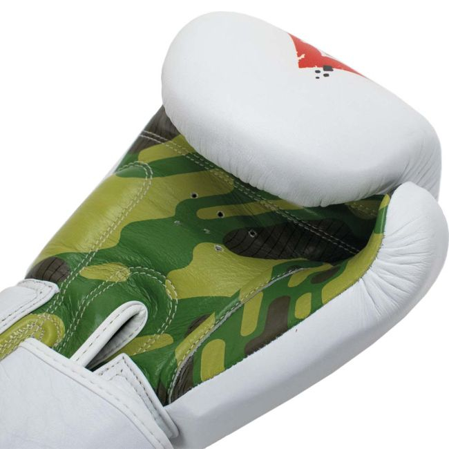 Manusi de Box Super Pro Combat Raven Rosu/Negru/Alb [3]