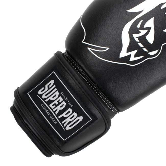 Manusi de Box Super Pro Combat Talent Negru/Alb [4]