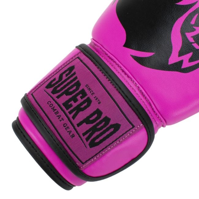 Manusi de Box Super Pro Combat Talent Roz/Negru [4]
