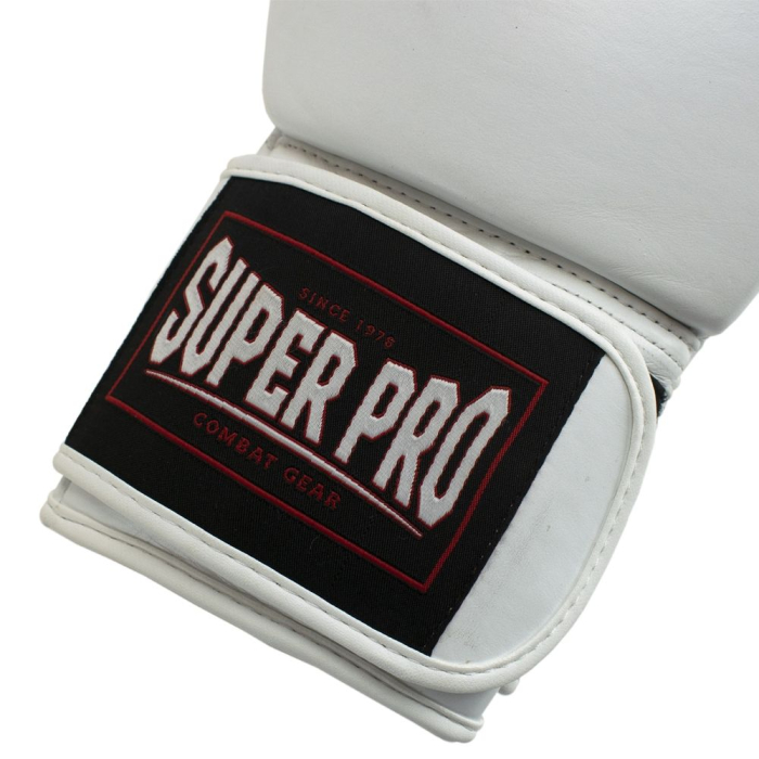 Manusi de Box Super Pro Gear Alb/Negru [6]