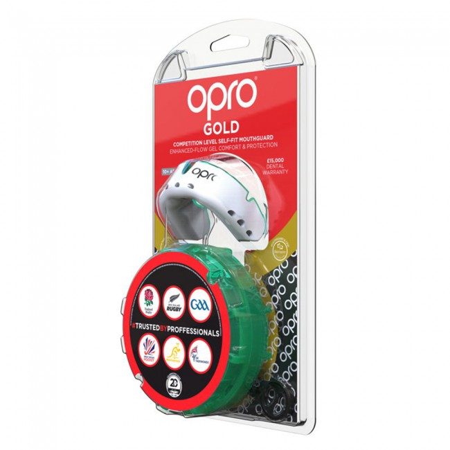 Proteza  Gold Level Alb/verde Opro Junior [2]