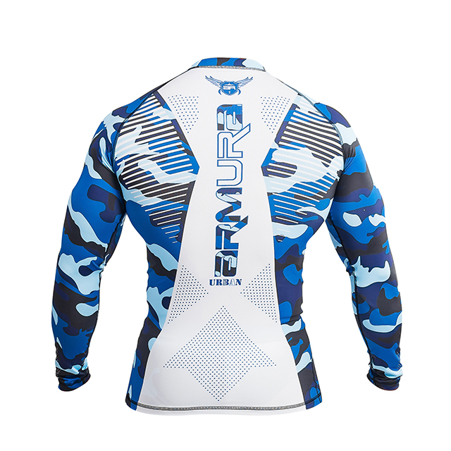 Rashguard ARMURA Urban Camo Albastru [2]