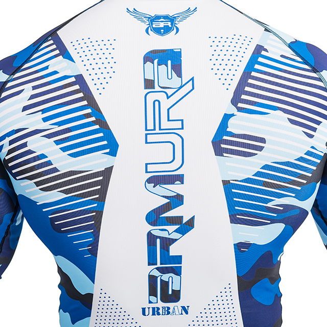 Rashguard ARMURA Urban Camo Albastru [3]