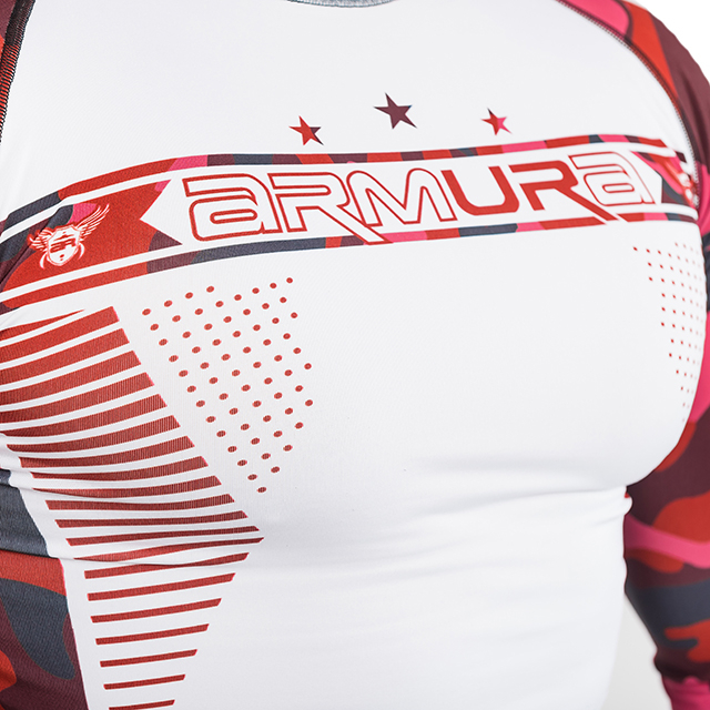 Rashguard ARMURA Urban Camo Rosu [6]