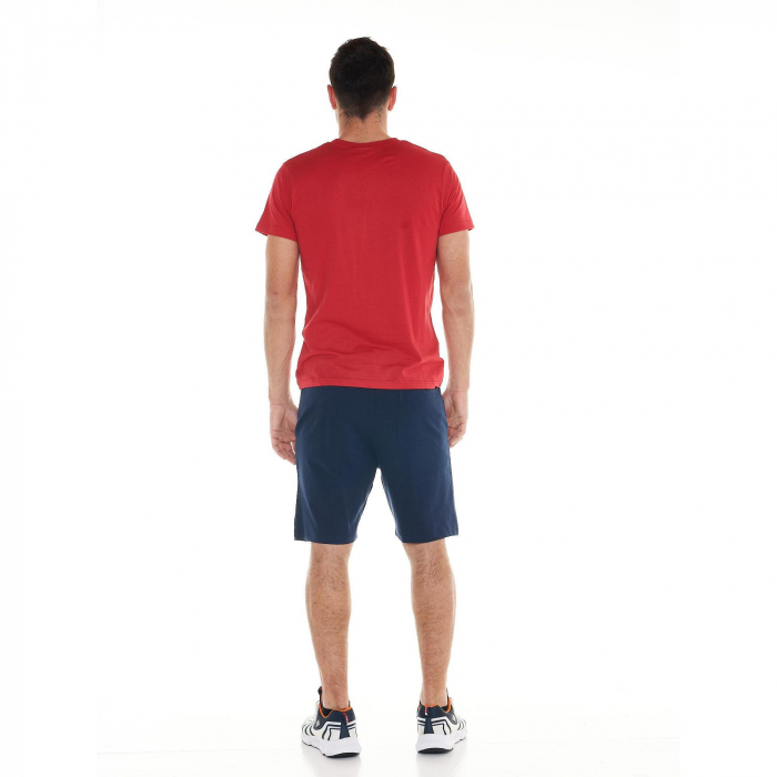 Set Leone Basic tricou + short Rosu/Navy [2]