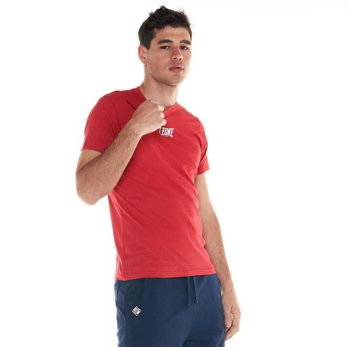 Set Leone Basic tricou + short Rosu/Navy [3]