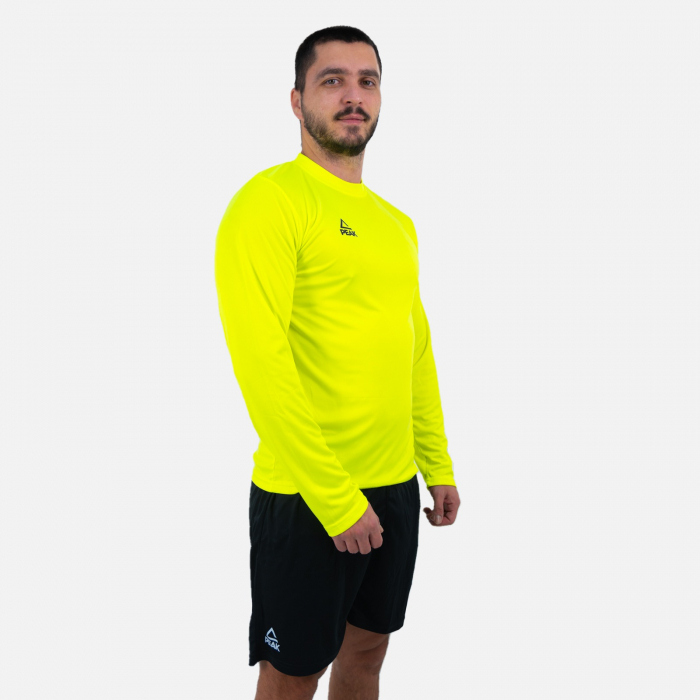 Set Tricou cu Maneca Lunga si Short Polypk Verdeneon/negru [2]