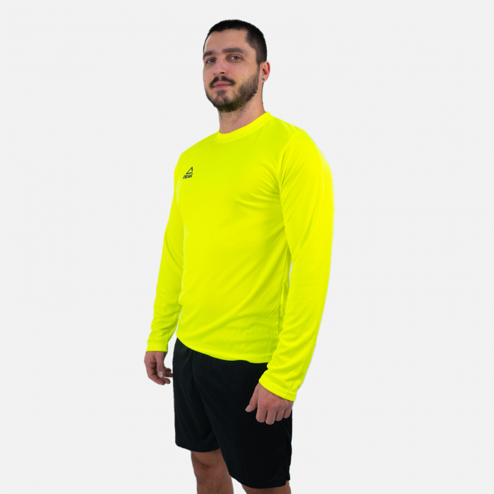 Set Tricou cu Maneca Lunga si Short Polypk Verdeneon/negru [3]