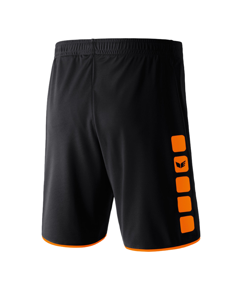 Short ERIMA Classic 5-C Negru/Portocaliu [2]