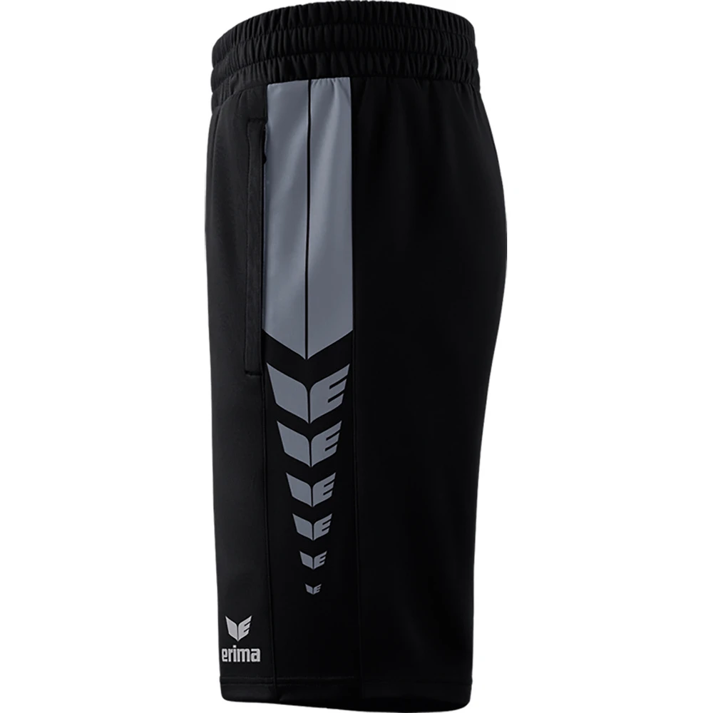 Short ERIMA Six Wings Worker Negru/Gri Bărbați [3]