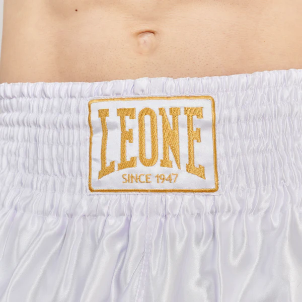 Short Kickboxing Leone Basic 2 Alb [5]