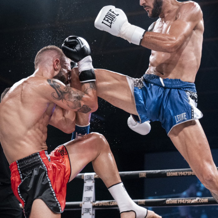 Short Kickboxing Leone Rosu [3]