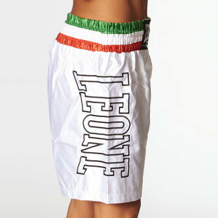 Short Leone Boxing Italian Flag Alb [3]