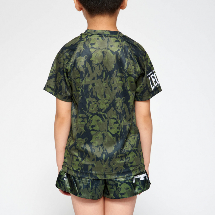 Tricou Leone Leo Camo Verde Junior [5]