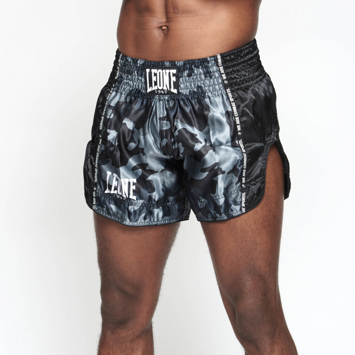 Short kickboxing Leone Thai Camo Gri [1]