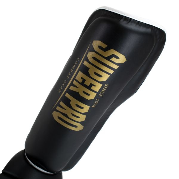 Tibiere Super Pro Combat Gear Negre/Auriu [3]