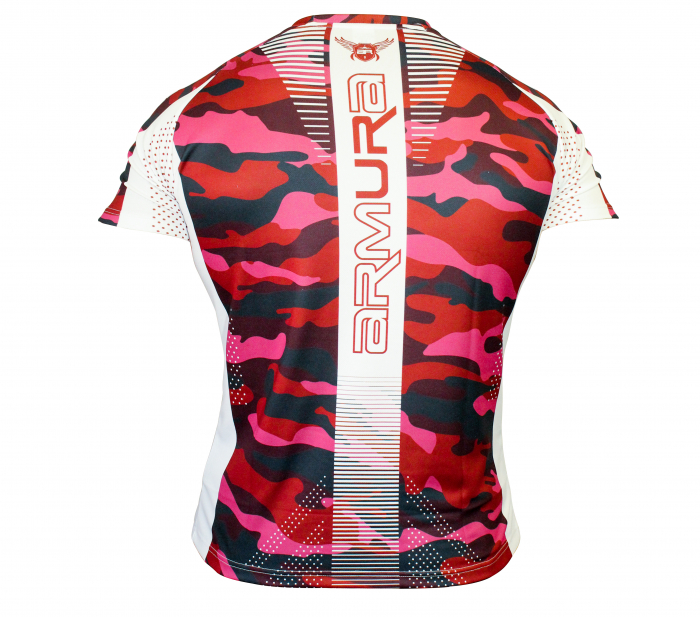 Tricou Armura Urban Camo Rosu [2]