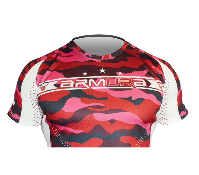 Tricou Armura Urban Camo Rosu [3]