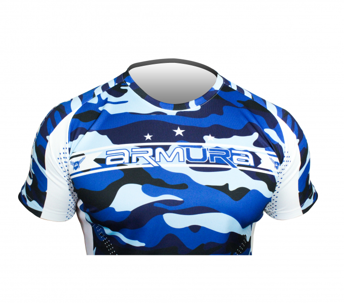 Tricou Armura Urban Camo Albastru [3]