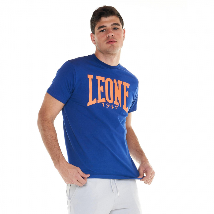Tricou Leone Basic Big Logo Jersey Albastru [4]