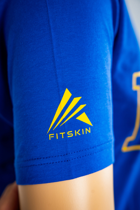 Tricou Bumbac Juniori Oficial FRCF Albastru [3]