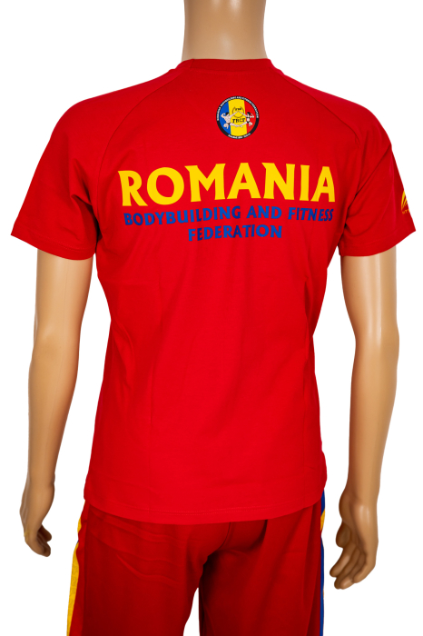 Tricou Bumbac Juniori Oficial FRCF Rosu [4]