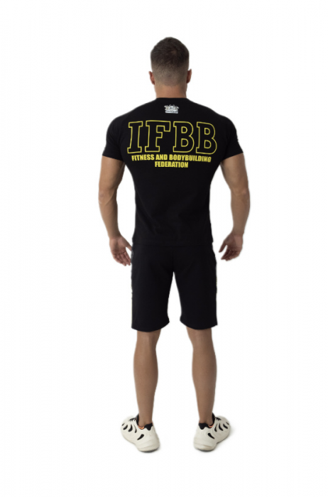 Tricou bumbac masculin - International Fitness and Body Building Federation [3]