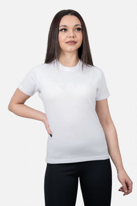 Tricou Fitskin Feminin FTSKN Alb [1]