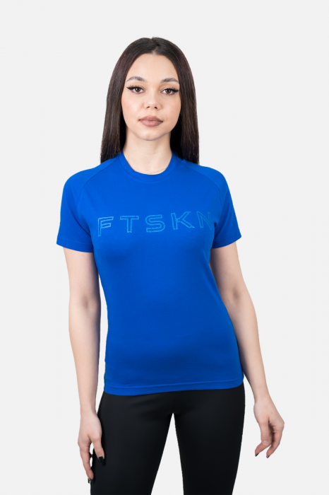Tricou Fitskin Feminin FTSKN Albastru [1]