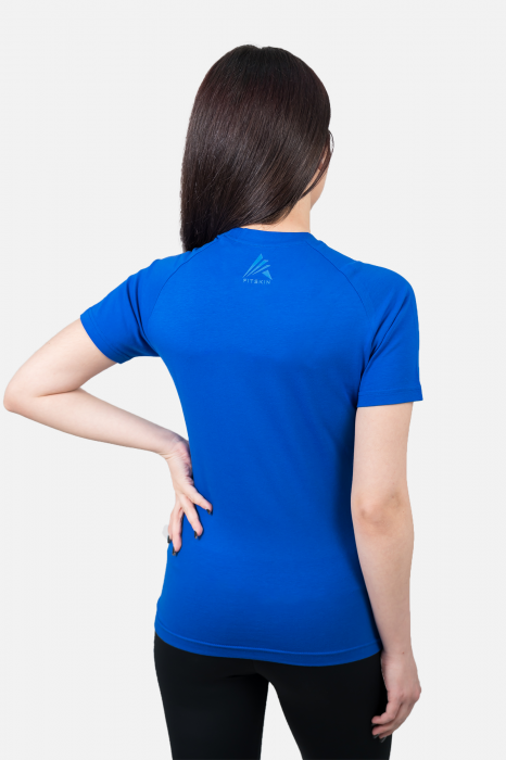 Tricou Fitskin Feminin FTSKN Albastru [3]