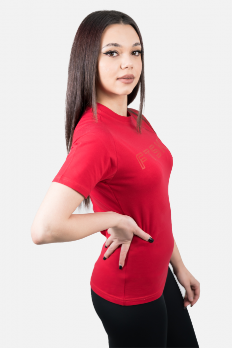 Tricou Fitskin Feminin FTSKN Rosu [3]