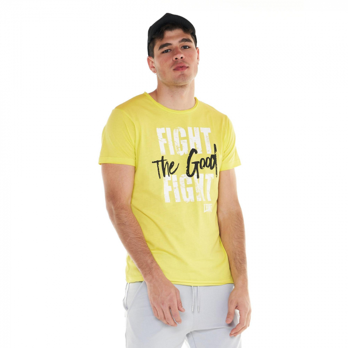Tricou Leone Fight the Good Fight Galben [2]