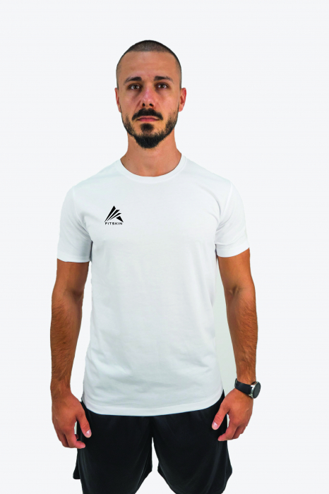 Tricou Fitskin TEAM Alb Junior [1]