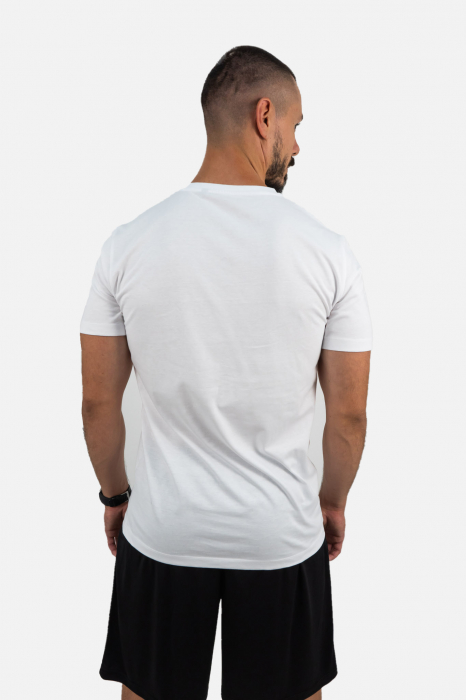 Tricou Fitskin TEAM Alb Junior [2]