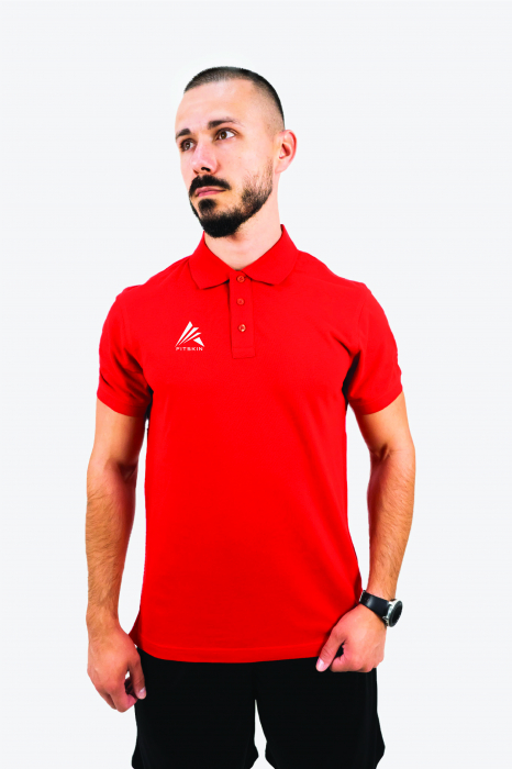 Tricou Fitskin TEAM Polo Rosu Senior [1]