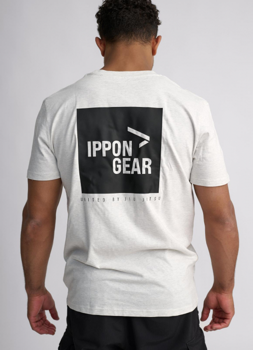 Tricou Ippon Gear Big Print BJJ Gri [3]