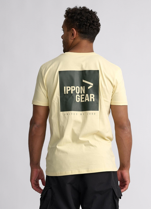 Tricou Ippon Gear Big Print Judo Galben [4]