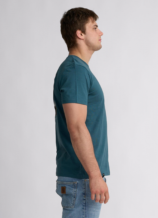 Tricou Ippon Gear Big Print Judo Verde-Albastrui [3]