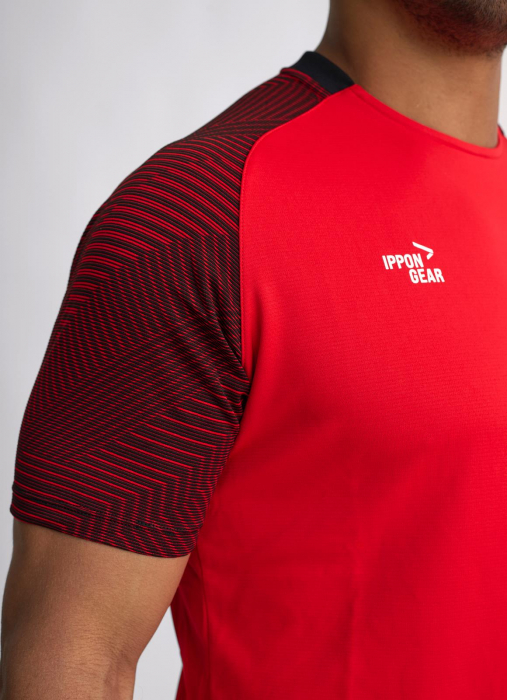 Tricou Ippon Gear Performance Rosu/Negru [5]