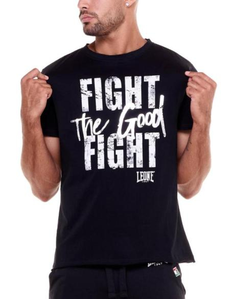 Tricou Leone Fight the Good Fight- Negru [1]