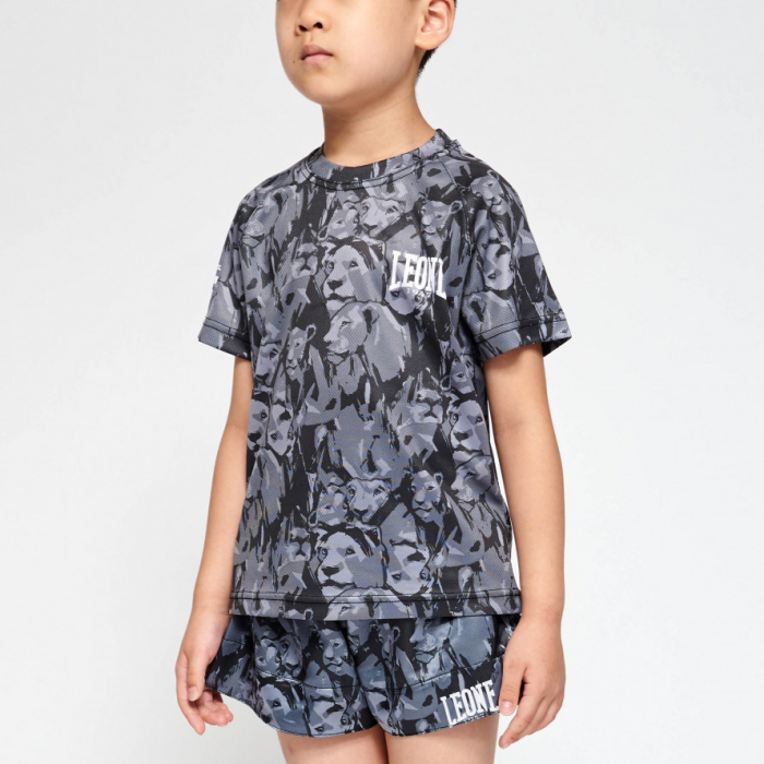 Tricou Leone Leo Camo Gri JUNIOR [2]