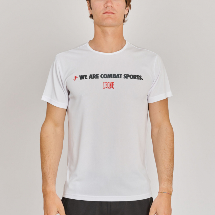 Tricou Leone Logo Wacs Alb [2]