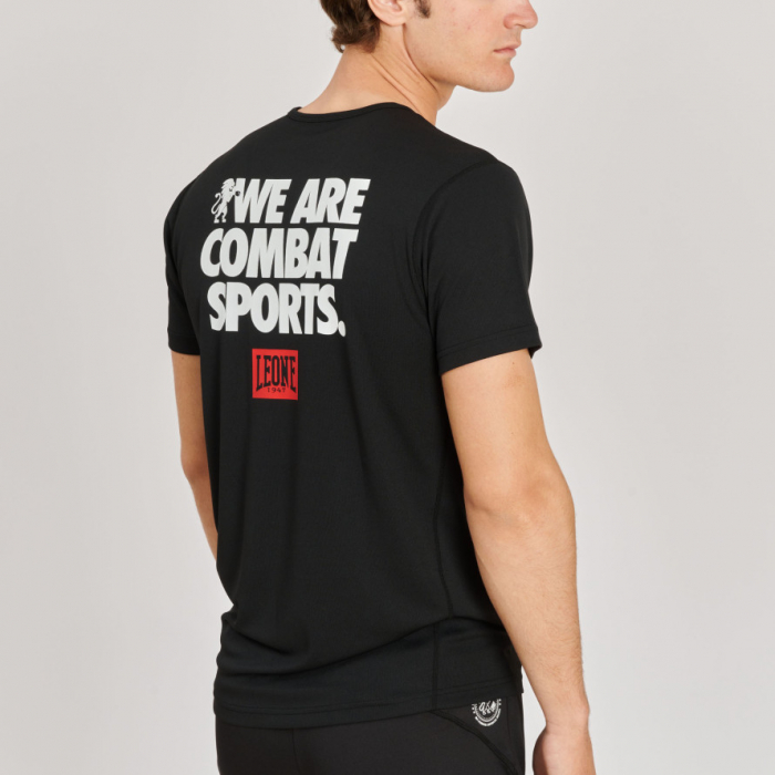 Tricou Leone Logo Wacs Negru [2]